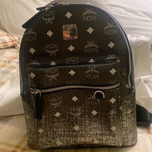MCM medium leather backpack authentic